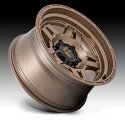 Fuel Oxide D800 Matte Bronze Custom Truck Wheels 3